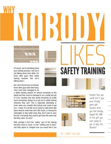 Why Nobody Likes Safety Training Cover