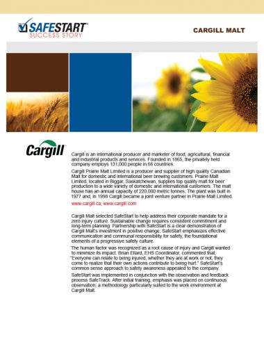 Cargill Malt Case Study